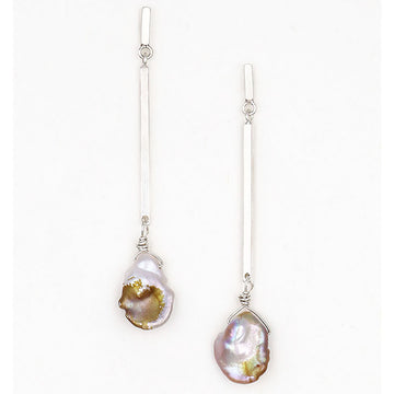 Baroque Pearl Mast Earrings